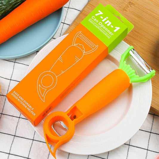 Creative Peeling And Shredding Seven In One Kitchen Tools
