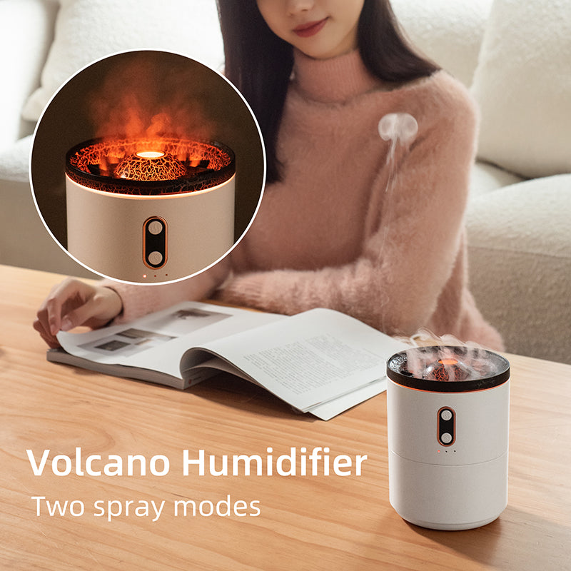Volcanic Flame Aroma Essential Oil Diffuser USB Portable Jellyfish Fragrance