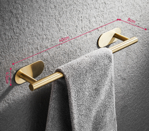 Single Bar Towel Rack Bathroom Hook Bathroom Pendant