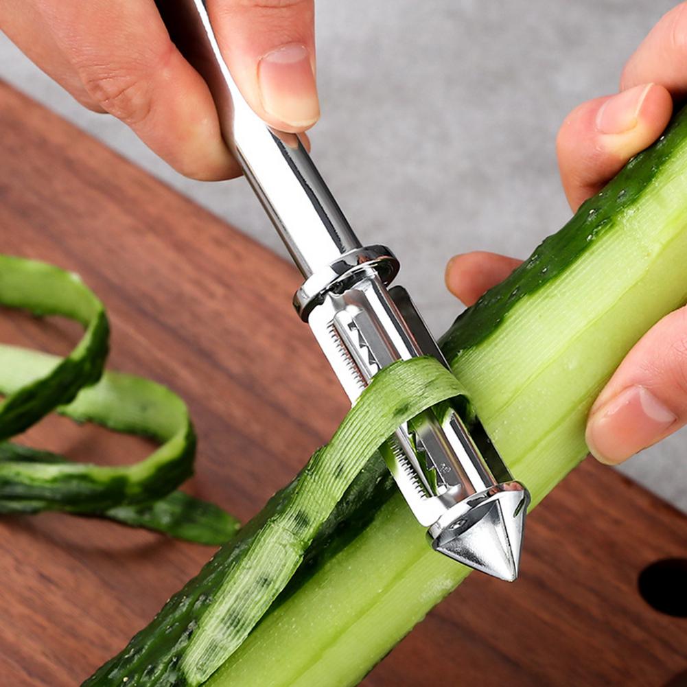 Household Kitchen Zinc Alloy Two-in-one Peeler