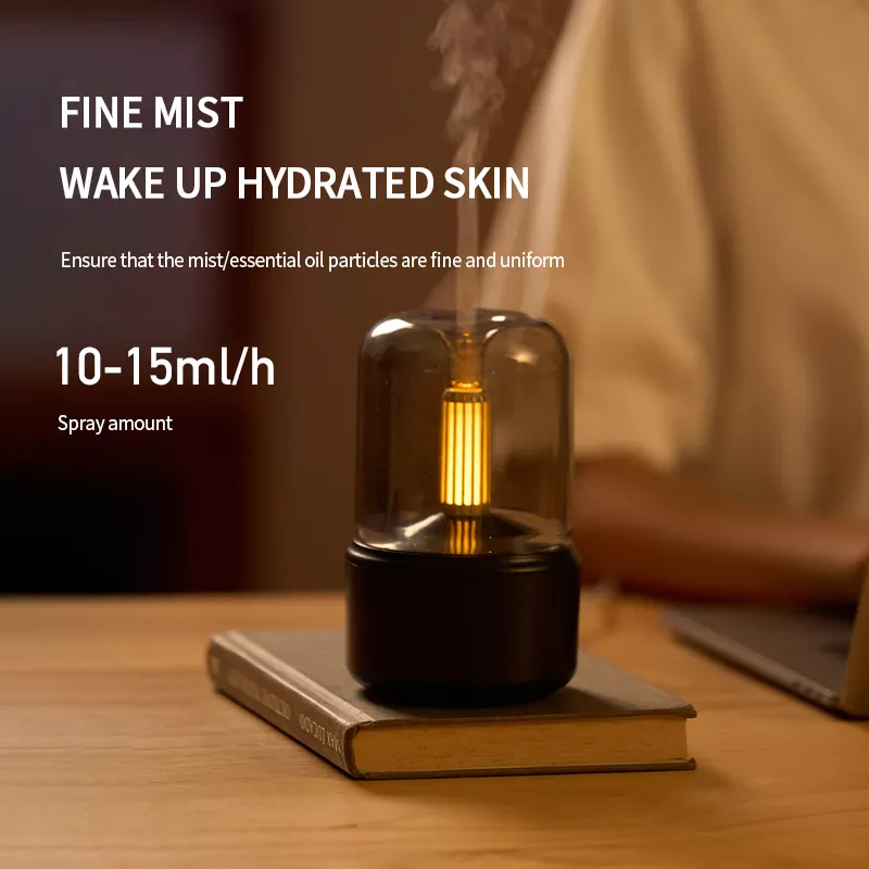 Candle Lamp Aroma Diffuser Air Humidifier Electric Diffusor