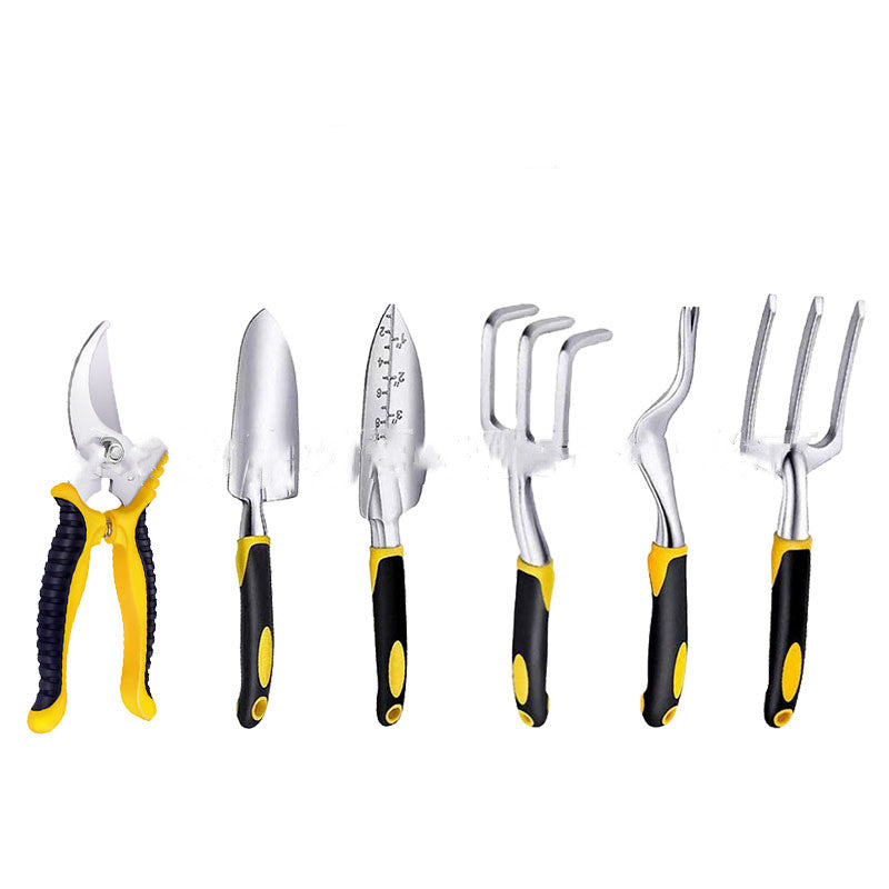 Aluminum Alloy Garden Shovel Outdoor Tools 8-piece Set