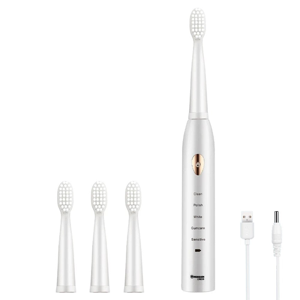 Ultrasonic Sonic Electric Toothbrush Rechargeable