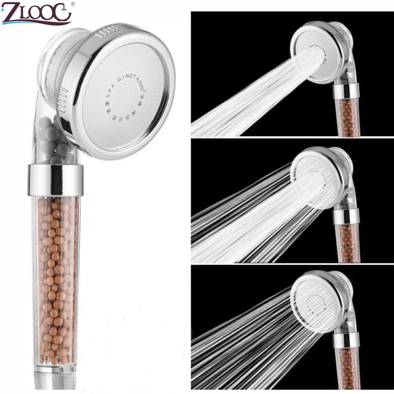 Bathroom Shower 3 Modes Adjustable Jetting Rainfall