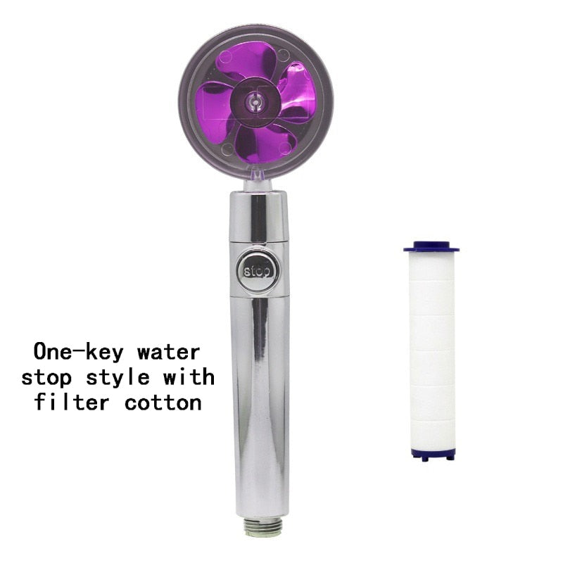 Rotated High-Pressure Handheld Shower Head