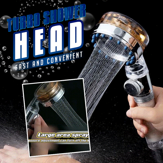 Pressurized Nozzle Turbo Shower Head One-Key