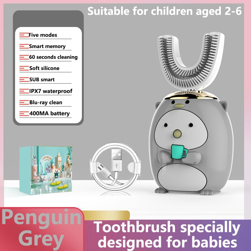 Electric Toothbrush Kids Silicon