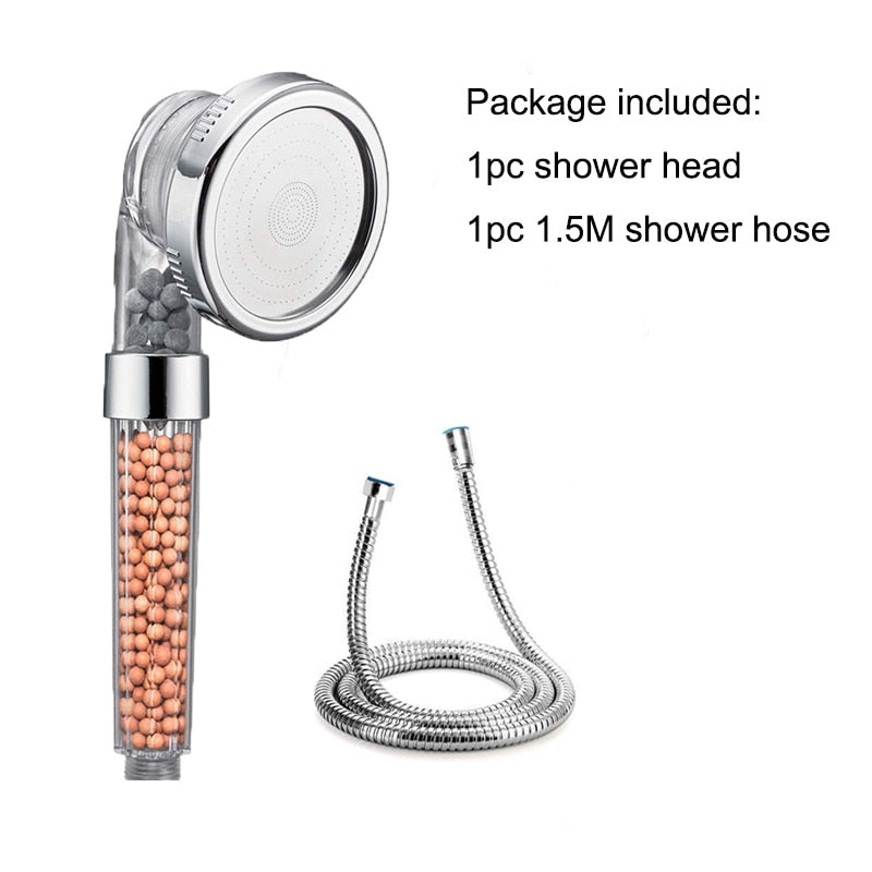 Bathroom Shower 3 Modes Adjustable Jetting Rainfall