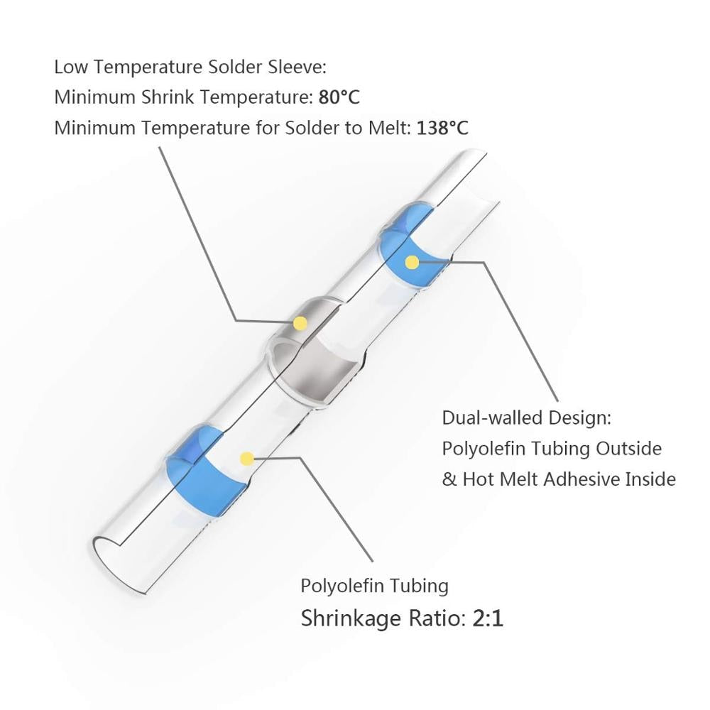 Solder Seal Wire Connectors - Heat Shrink Solder