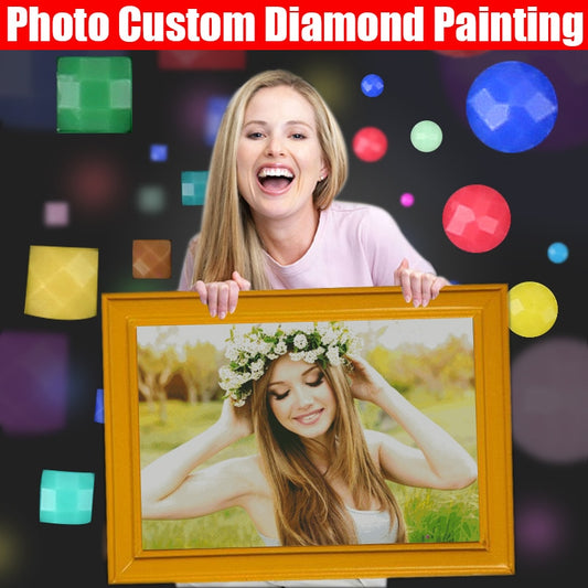 HOMFUN Photo Custom Diamond Painting 5D Picture