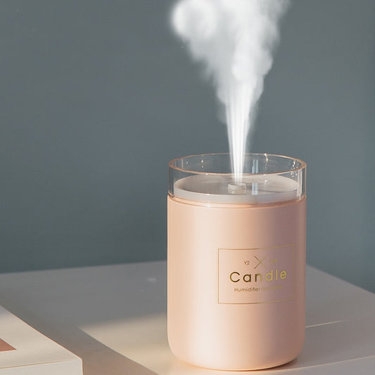 Ultrasonic Air Humidifier Candle Romantic