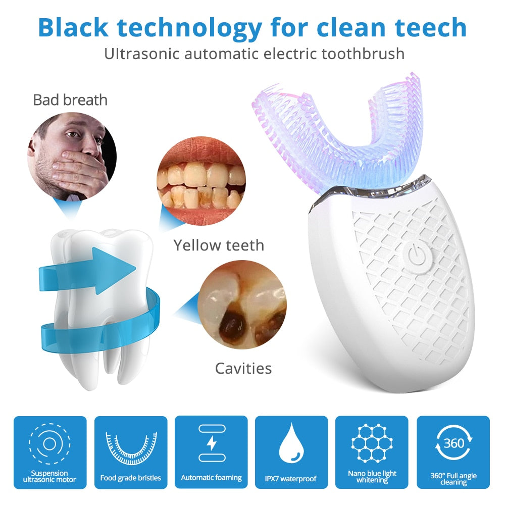Intelligent Automatic Sonic Electric Toothbrush