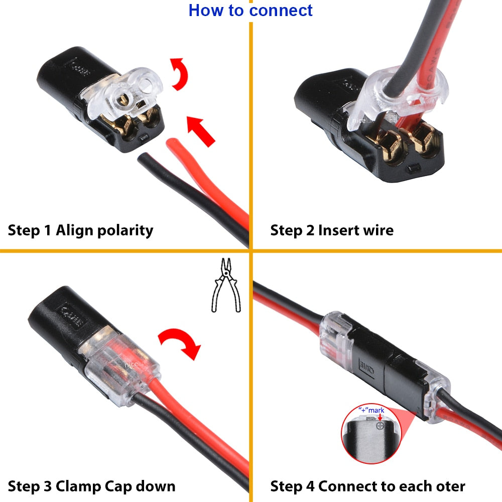 Pluggable Wire Connector Quick Splice Electrical