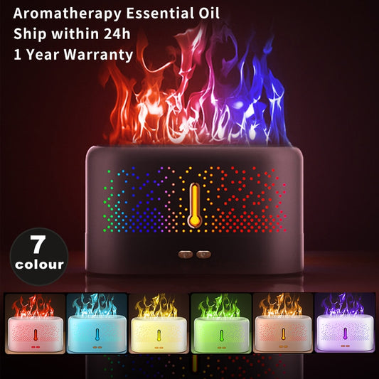 Flame Air Humidifier Essential Oil Diffuser