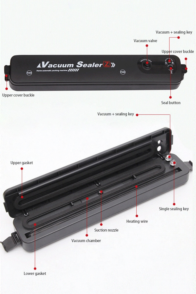 Food Packaging Machine Film Sealer Vacuum