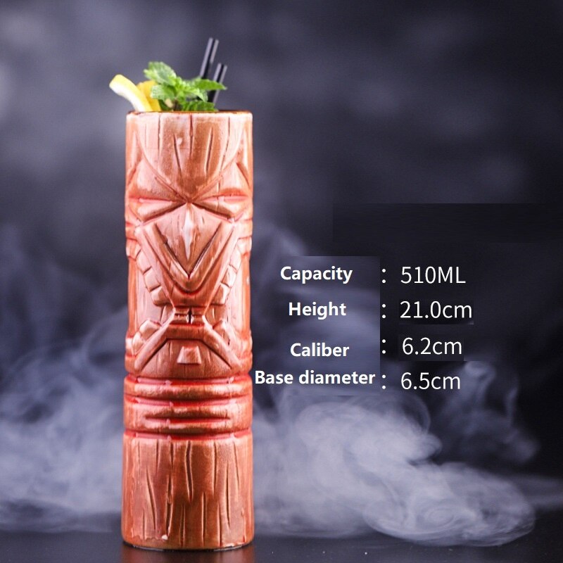 350ml-700ml Hawaii Tiki Mugs Cocktail Cup