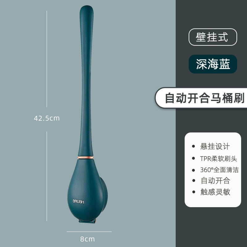 Long Handled Toilet Cleaning Brush Silicone