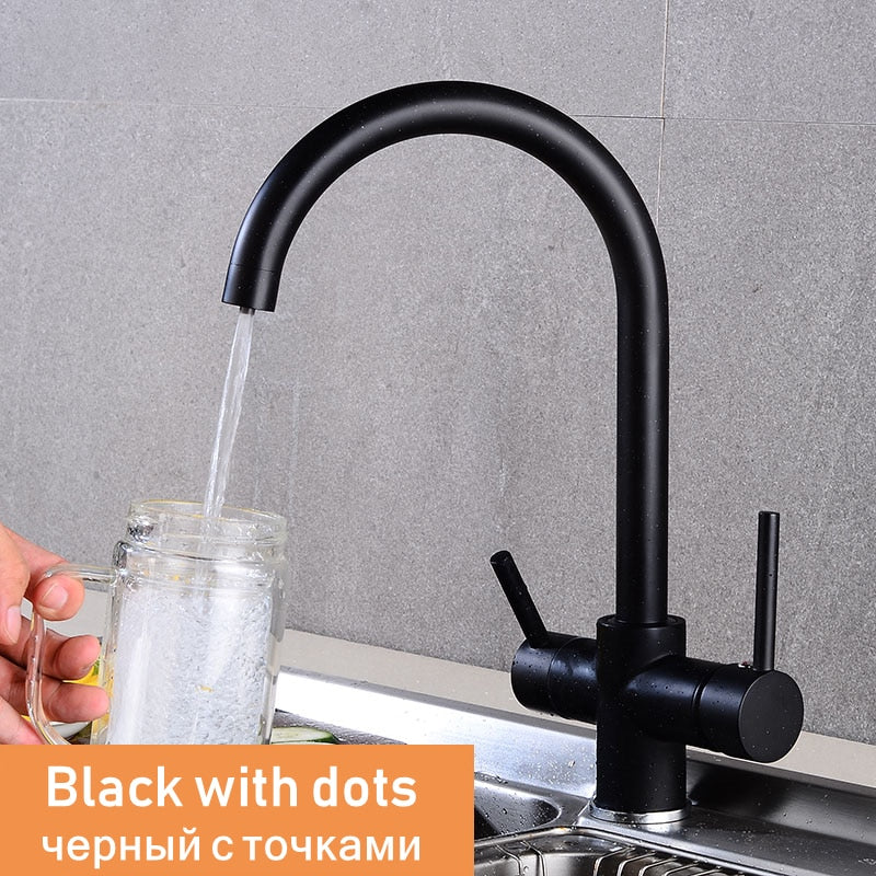 Brass Drinking Filtered Water Kitchen Faucet