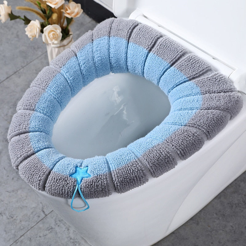 Universal Soft Warm Washable Toilet Seat Cover