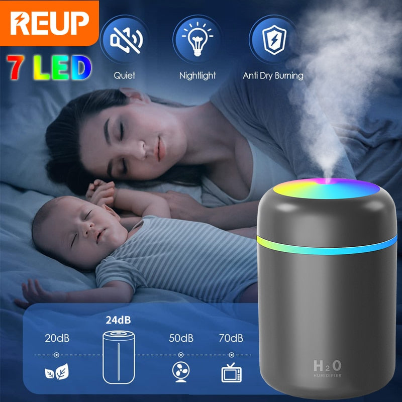Colorful Air Humidifier Essential Oil Diffuser