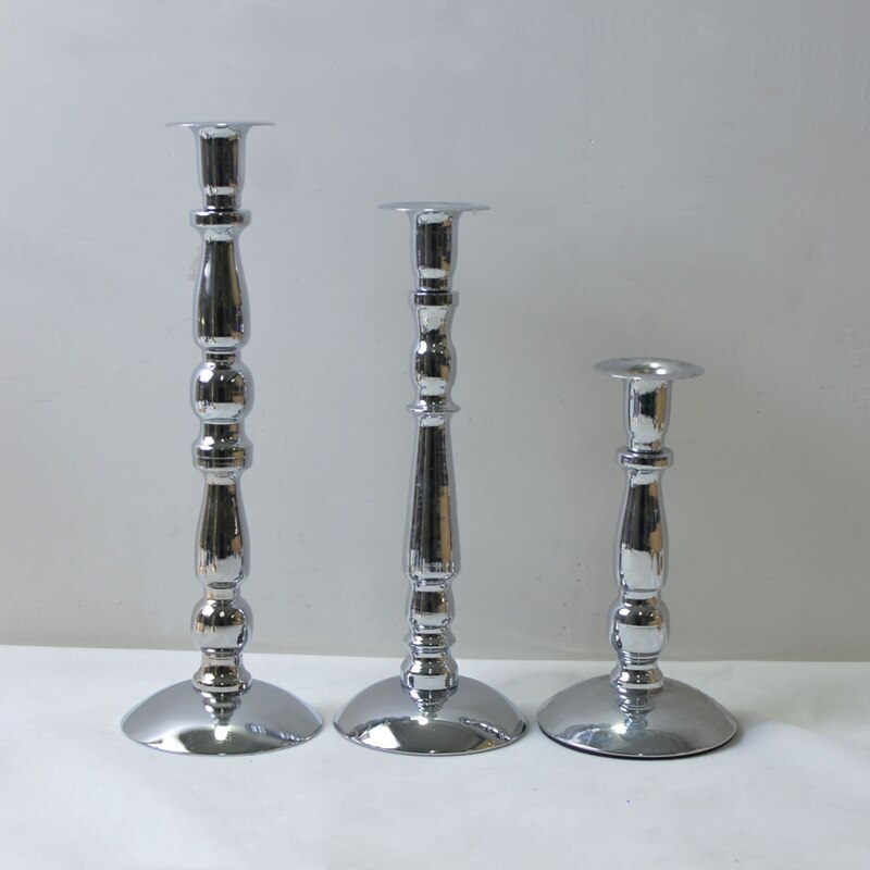 3 Pieces Set Candle Holders Christmas Decorations