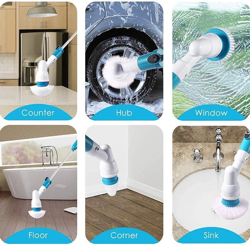 Adjustable Electric Cleaning Brush Cordless