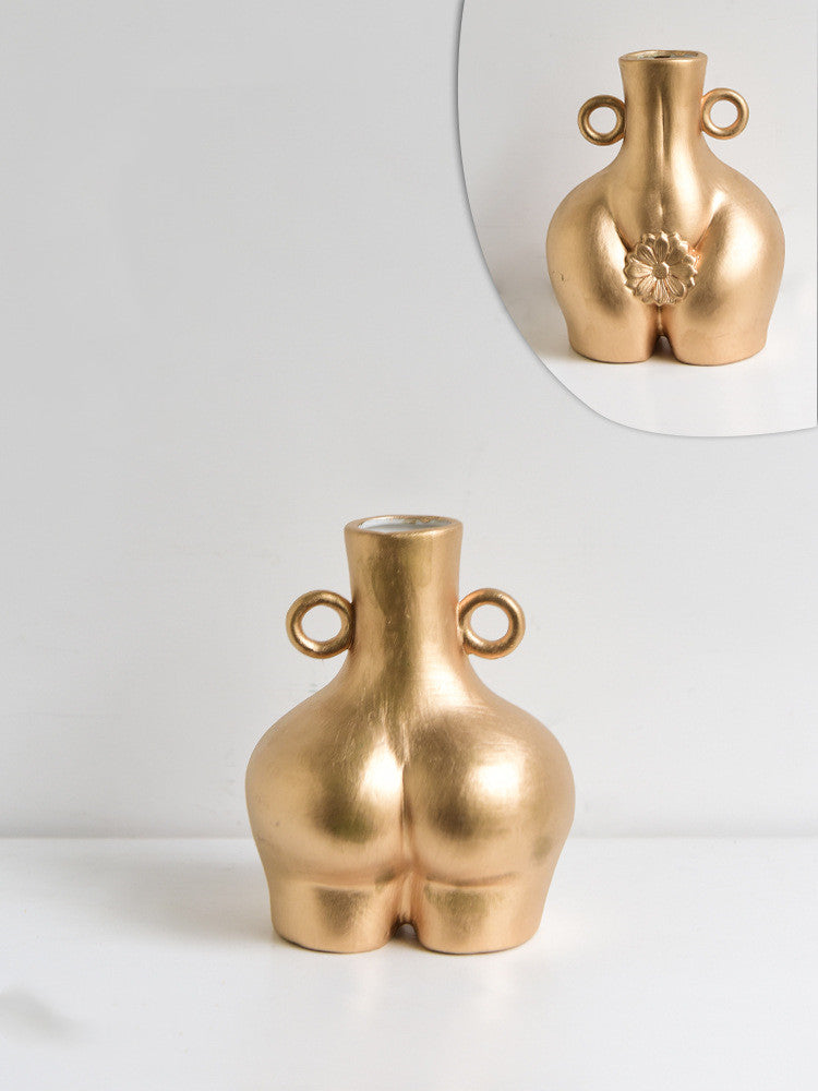 Nordic Human Body Ceramics Vases Home Decoration Accessories
