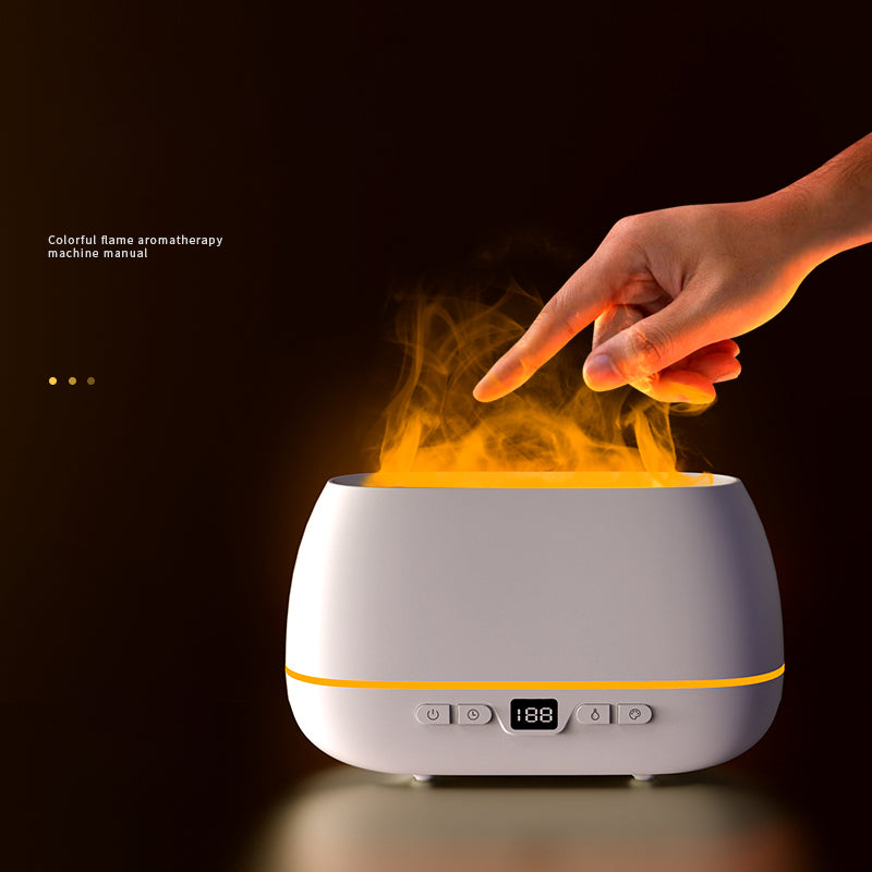 3D Flame Humidifier 200ml USB Flame Aroma Diffuser