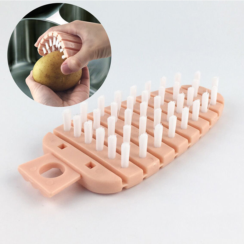 Multifunction Vegetable Fruit Cleaning Brush Flexible Cleaning Brush