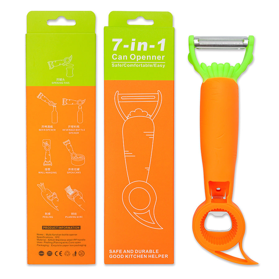 Creative Peeling And Shredding Seven In One Kitchen Tools