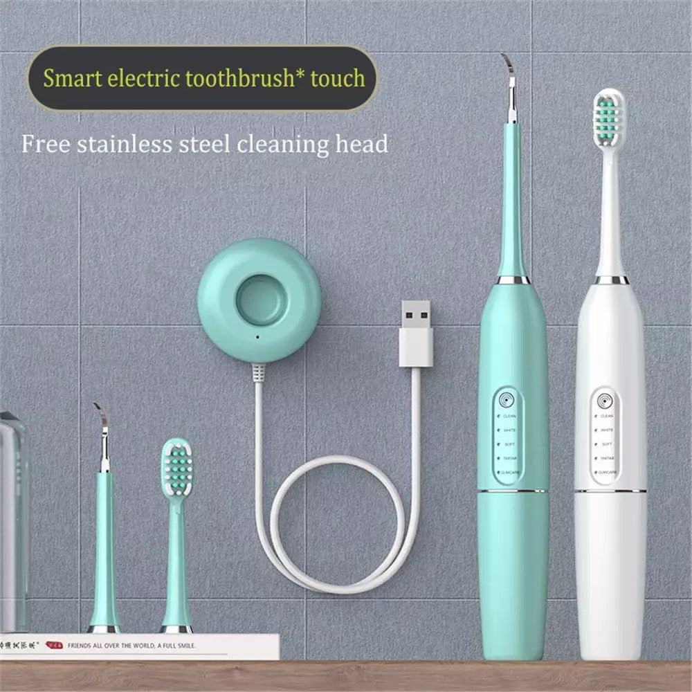 Smart Electric Toothbrush Ultrasonic Scaler Rechargeable Automatic Touch