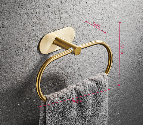 Single Bar Towel Rack Bathroom Hook Bathroom Pendant