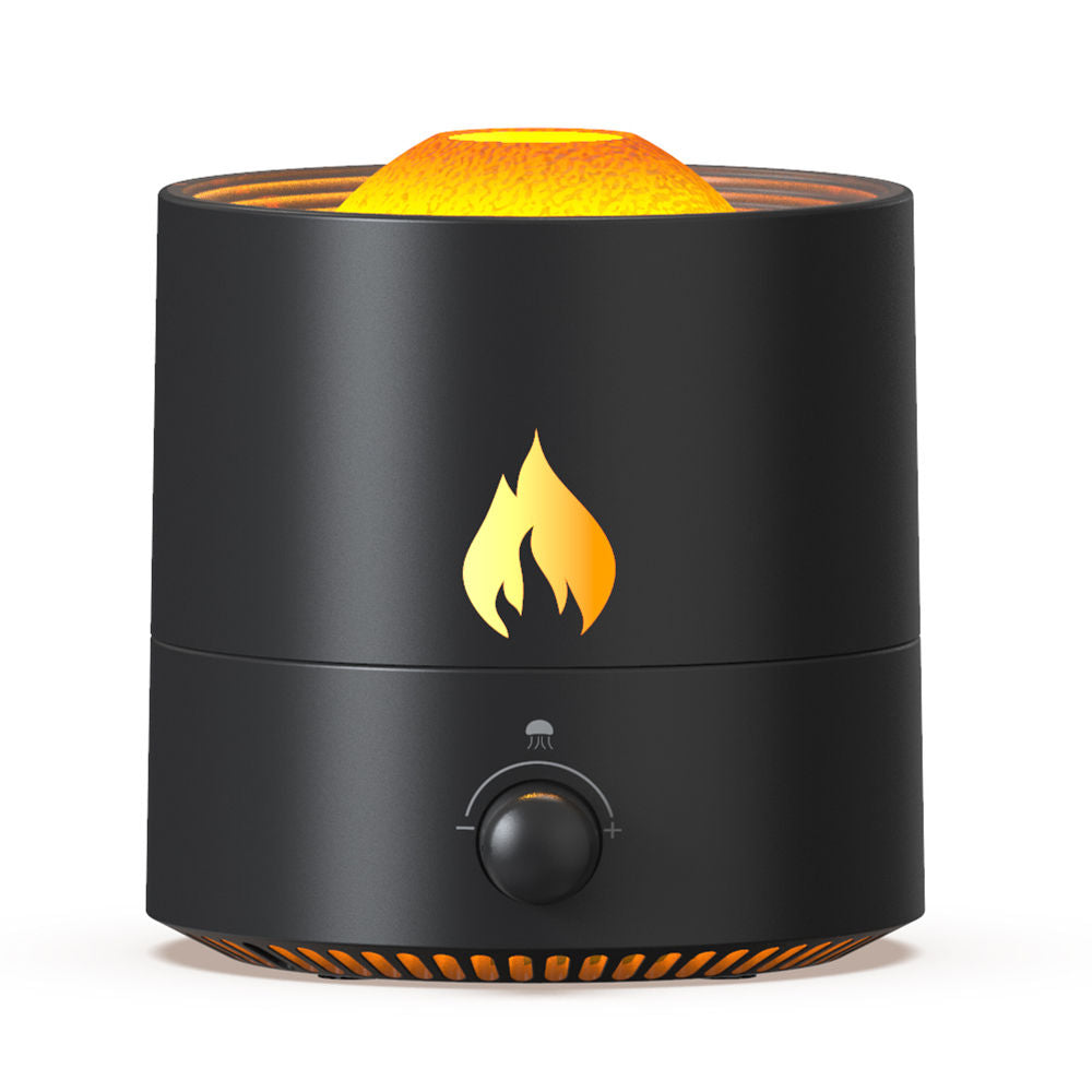 Office Custom Flame Night Light Aroma Diffuser Fragrance