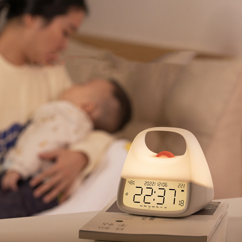Alarm Clock Portable Night Light Creativity LED Lamp
