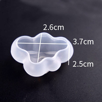 3D Cloud Shape Silicone Mold Mousse