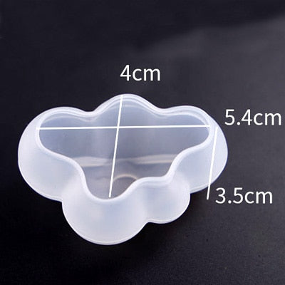 3D Cloud Shape Silicone Mold Mousse