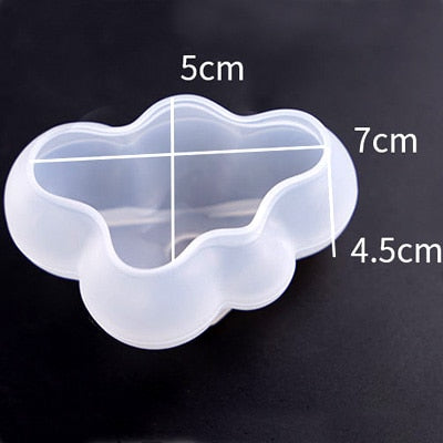 3D Cloud Shape Silicone Mold Mousse