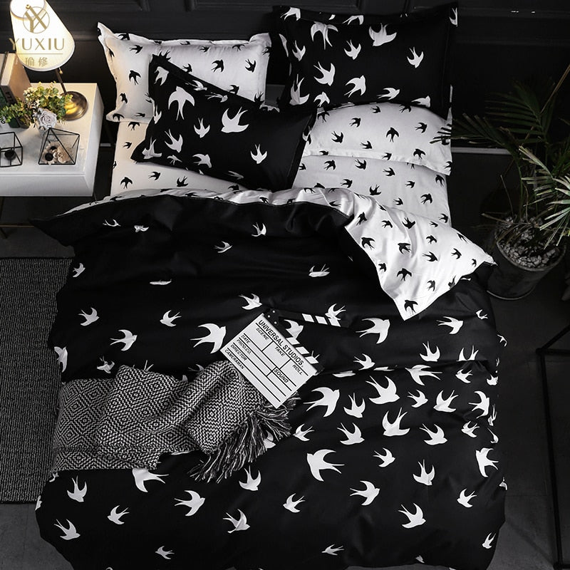Marble Swallow Comforter Bed Linens