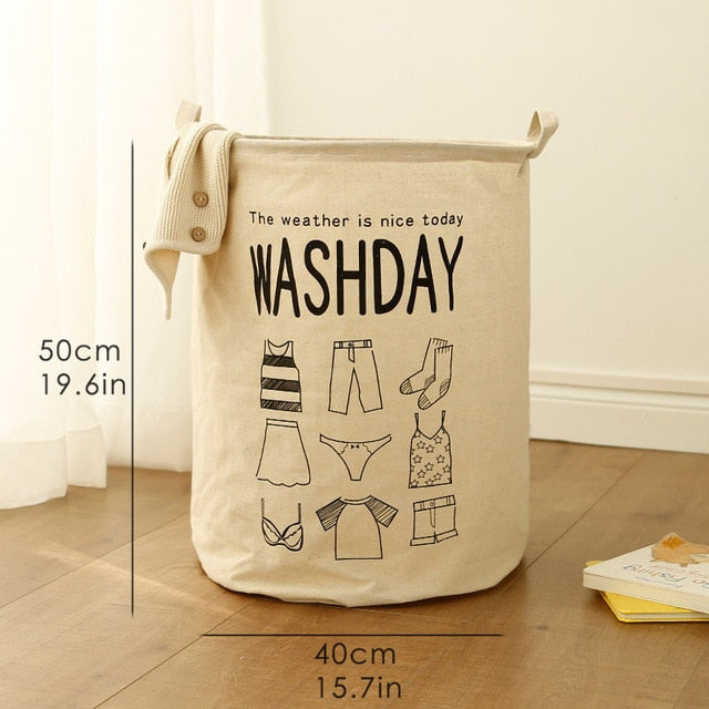 Large Foldable Dirty Clothes Basket