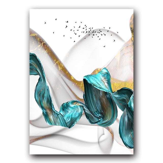 Abstract Canvas Painting Poster Wall Art