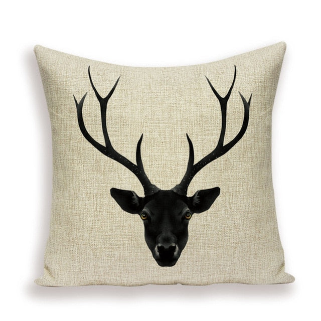 Animal pillow covers geometric style