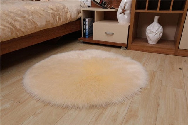 Sholisa Faux Fur Area Rug Fluffy Carpet