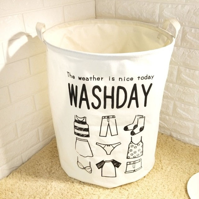 Foldable Waterproof Hamper Laundry Basket