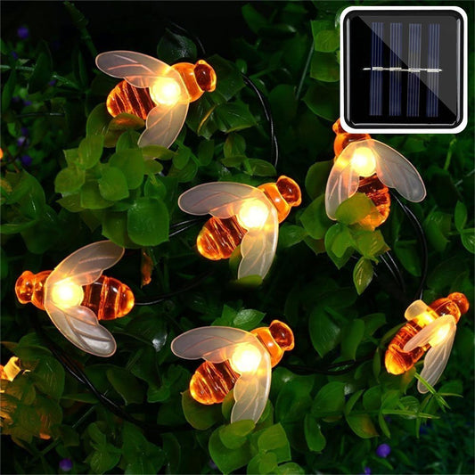 LED Simulation Honey Bees Solar Power