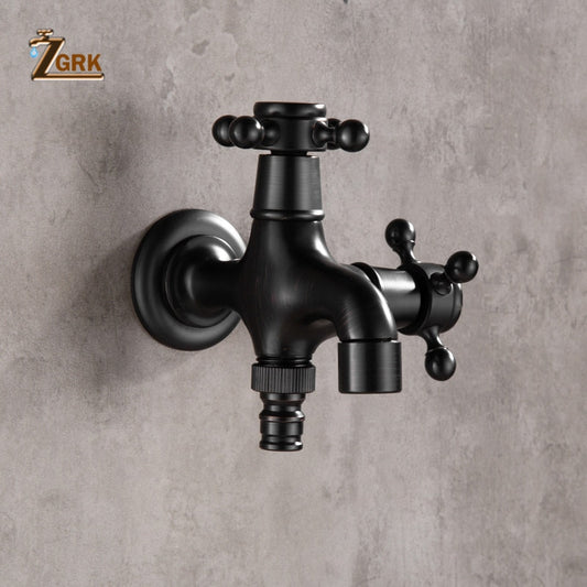 Oil Rubbed Bronze double faucet