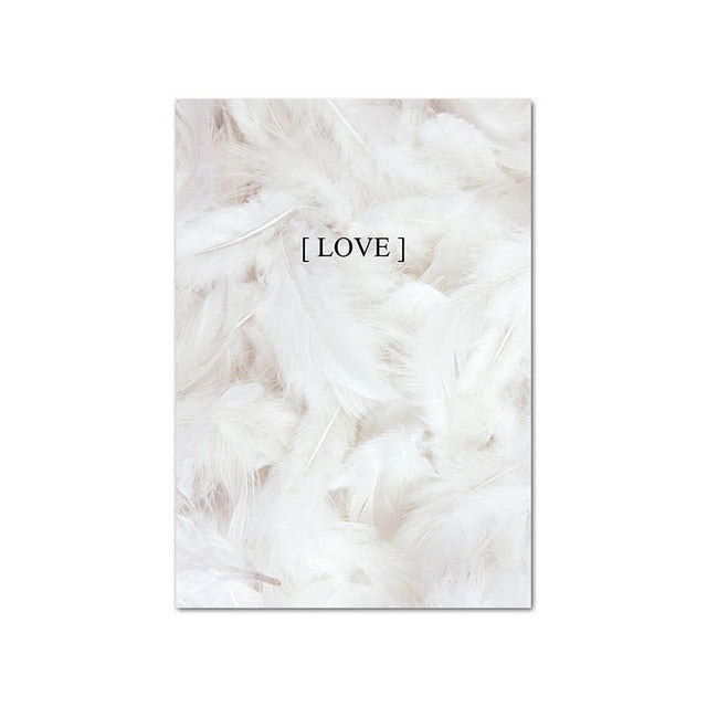 Love Quotes Poser and Print Nordic Wall Art Decoration