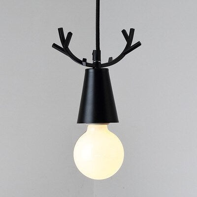 Color Antler Pendant Lights Hanging Modern Lamp