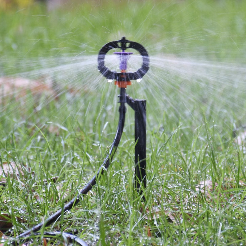 Garden rotating sprinkler water nozzles 360 degree