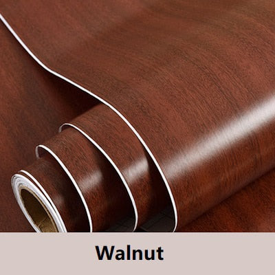 Wood Vinyl Wallpaper Roll Sticker