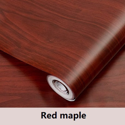 Wood Vinyl Wallpaper Roll Sticker